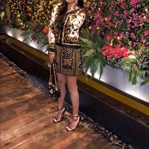 Versace  look alike  zara dress